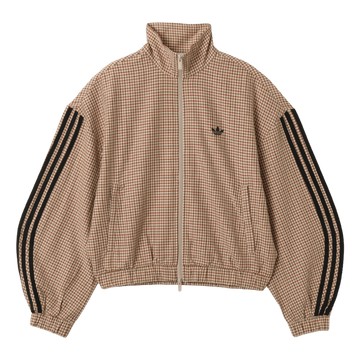CHECKS TRACK TOP CRYSTAL LINEN