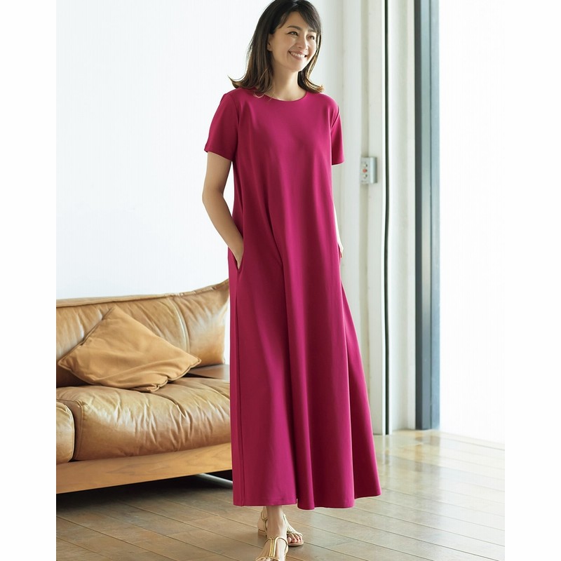 ドゥクラッセt ボートネックワンピース 半袖 通販 Lineポイント最大1 0 Get Lineショッピング