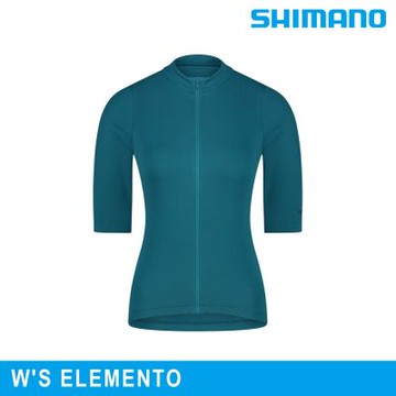 SHIMANO ELEMENTO 女性短袖車衣｜水藍色 (S-L)