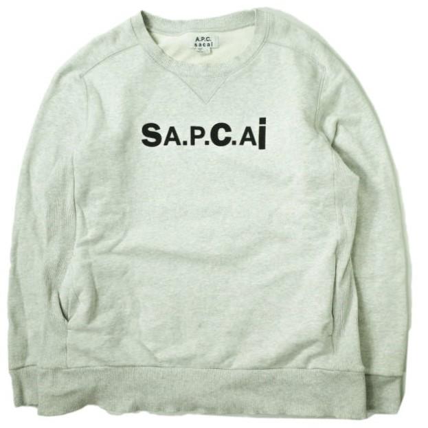 sacai x A.P.C. サカイ アーペーセー 21SS 別注 TANI SWEATSHIRT ロゴ ...