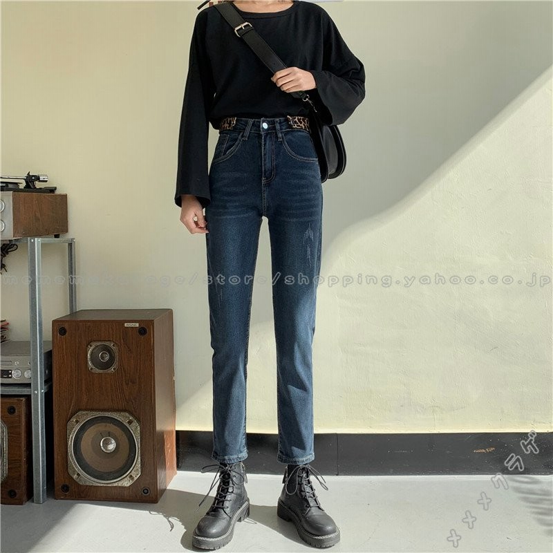 パンツ スキニーデニム ジーンズ レディース タイトパンツ デニムパンツ ハイウエスト ポケット付き 無地 ジーパン 長ズボン シンプル 細身 美脚ズボン 大人 通販 Lineポイント最大0 5 Get Lineショッピング