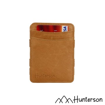 【Hunterson】經典皮夾-焦糖棕 HU-S1RFID-CC