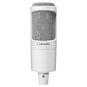 audio-technica 鐵三角 心形指向性電容型麥克風 原廠保固  AT2020-CWH  白色
