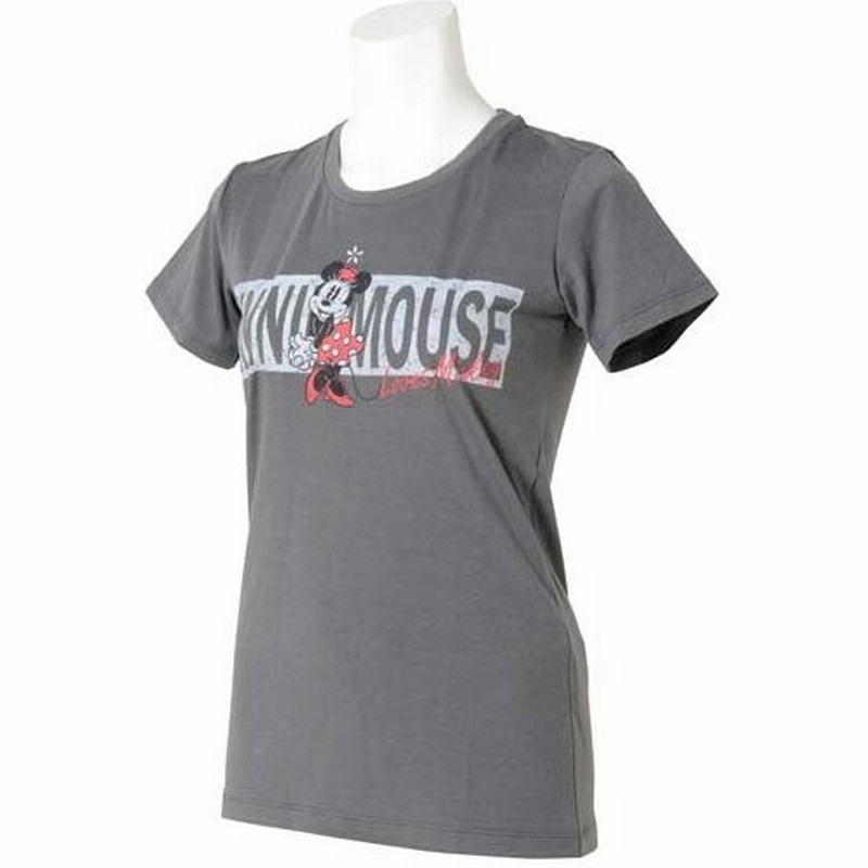 セール Disney ディズニー レディーススポーツウェア Tシャツ ビンテージ Tシャツ Ds S14 306 002 Cha レディース Charcoal 通販 Lineポイント最大0 5 Get Lineショッピング