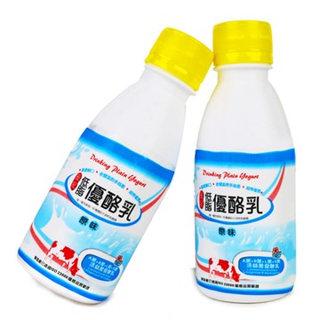 高屏羊乳活益菌發酵乳低脂牛乳原味優酪乳180ml