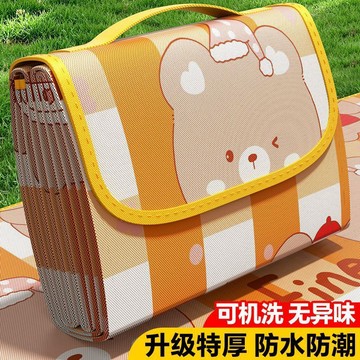 🔥臺灣出🔥野餐墊防水加厚便攜式戶外旅遊露營野餐地墊草坪春遊防潮沙灘墊子