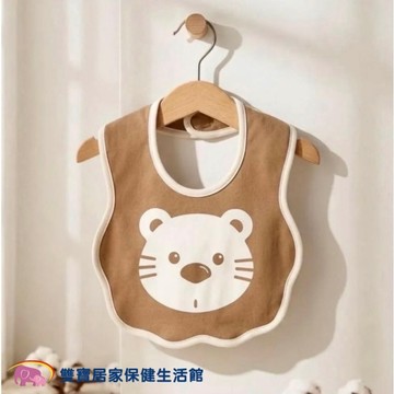 【Simba 小獅王辛巴】有機棉造型圍兜 S5031 (純棉圍兜 嬰兒圍兜兜)