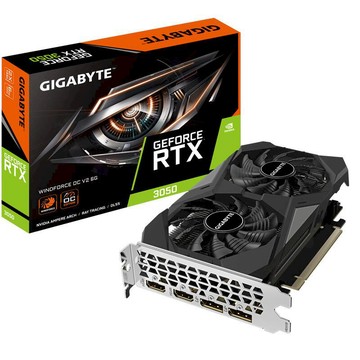 GIGABYTE 技嘉 RTX 3050 WINDFORCE OC 6G 顯卡 N3050WF2OCV2-6GD 顯示卡