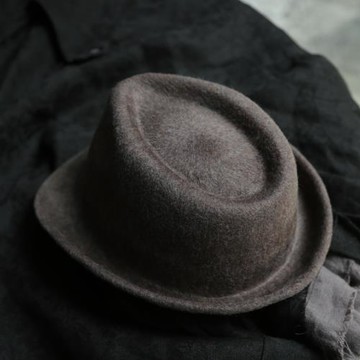 Lionn~烏托邦 自留手工拉絨高級混色一體感羊毛呢禮帽爵士帽男女