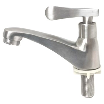 304不鏽鋼陶瓷單把手立栓  14 x 4 x 8.5cm  1個