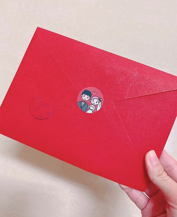 婚禮貼紙 喜帖貼紙 圓形貼紙