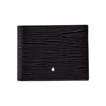 MONTBLANC萬寶龍大師傑作（大班）4810樹皮印花6卡雙ID證件視窗短夾