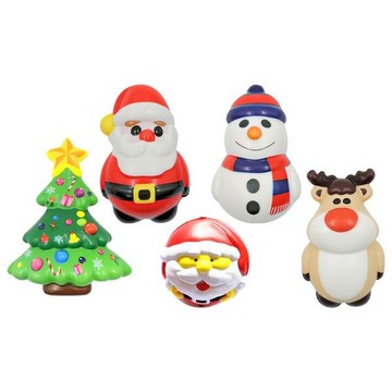 聖誕節減壓回彈發泡球／捏捏樂(1入) 款式可選【小三美日】DS010978 紓壓 玩具