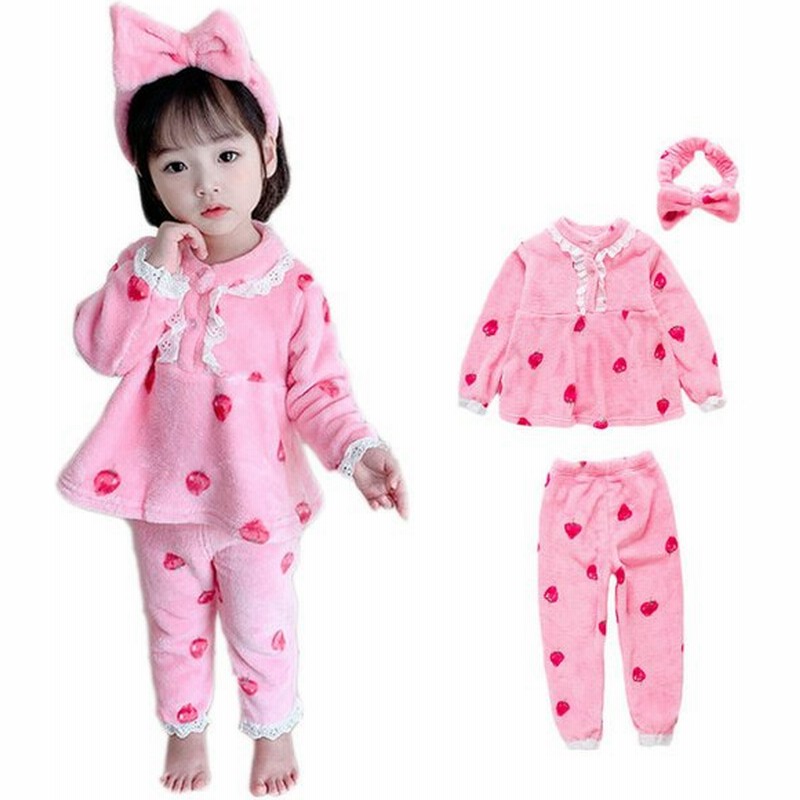 子供パジャマ 女の子 フランネル ルームウェア ふわふわ モコモコ パジャマ 長袖 上下セット ベビー服 キッズ ジュニア 可愛い 寝巻き 秋冬 通販 Lineポイント最大0 5 Get Lineショッピング