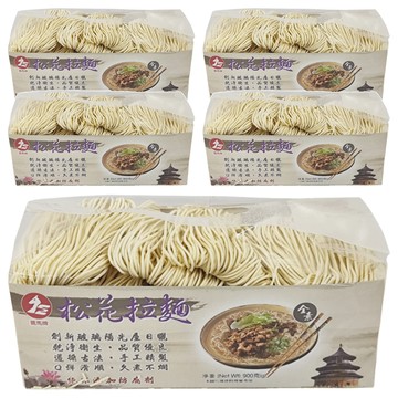 鷹馬牌 松花拉麵 細麵  900g  5包