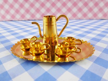 【震撼精品百貨】日本精品百貨-日本迷你袖珍擺飾-下午茶組