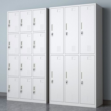 員工更衣柜儲物柜學生宿舍帶鎖儲物柜浴室衣柜健身房存包柜鐵皮柜