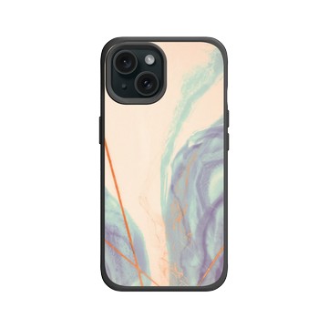 iPhone 15 SolidX 黑 - 石紋與渲染 / Marble & Dreamy Gradient - 幻境