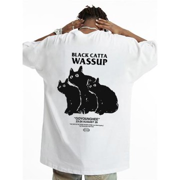 NOAH WASSUP美式復古短袖T恤男款2023新款夏季純棉重磅情侶裝半袖