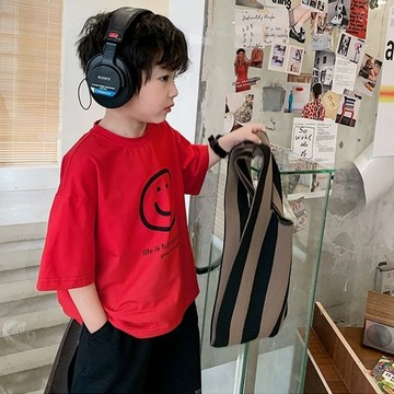 ATL 兒童短袖 男童短袖 中大童上衣 男童短袖t恤純棉夏季童裝2025年新款中大童寬松半袖體恤兒童上衣