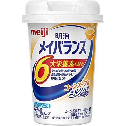 明治メイバランスMiniカップ コーンスープ味 (125ml×12本)×2箱