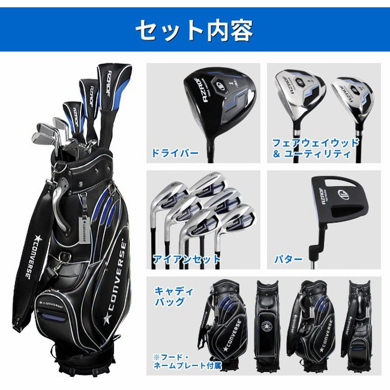 taylormadeゴルフクラブ一式　レフティ　ゴルフバック付