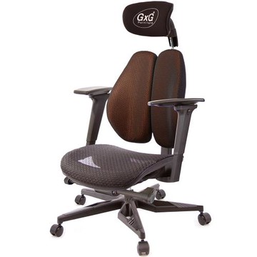 GXG 大網座 雙背工學椅(電競腳/3D手遊休閒扶手)  TW-3676 KGA9M