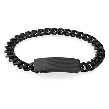Calvin Klein CK Architectural Lines 簡約手鍊 新年開運 送禮推薦-黑 35000418