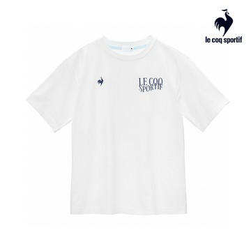 【LE COQ SPORTIF 法國公雞】男款白色短袖T恤LJV21201