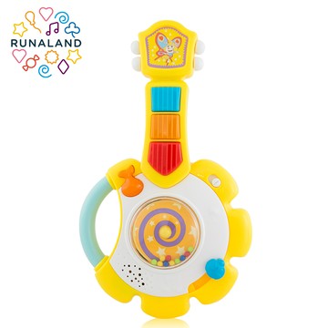 [RUNALAND 路納星球]寶寶歡樂小吉他 附成長遊戲書