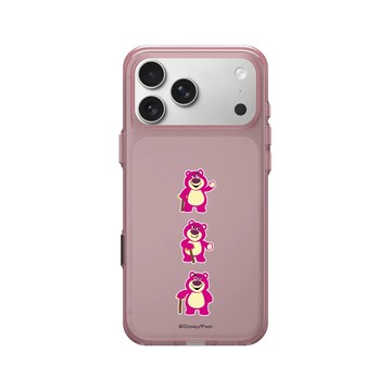 iPhone 17 Pro Max Clear (相機按鈕) 晶醺玫 - 迪士尼-玩具總動員 Toy Story - 熊抱抱抱哥