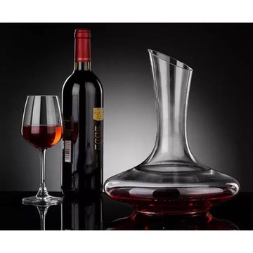 透亮無鉛水晶斜口紅酒醒酒器玻璃葡萄酒倒酒器快速分酒器創意酒具