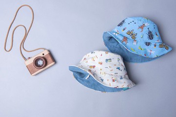 帽圍可調塑型-花62 漁夫帽 防曬 寶寶 童裝 禮物 帽子 露營 登山