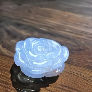 冰種紫羅蘭翡翠牡丹花 | 天然緬甸玉翡翠A貨 | 送禮