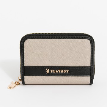 PLAYBOY - 零錢包  Elegance系列 - 米色/562-6013-02-1