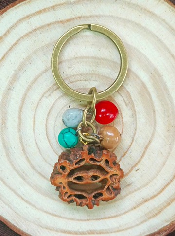 果實種子鑰匙圈-長壽平安。