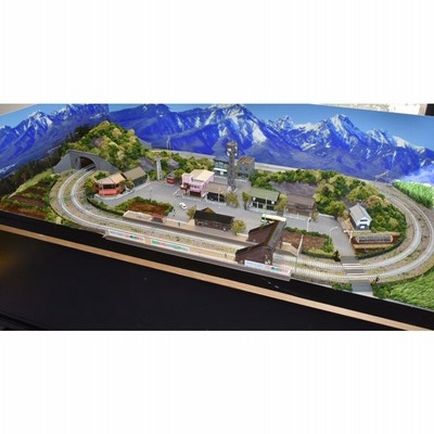 ジオラマ 線路 Nゲージ 120x60cm 現状品 トミックス 鉄道模型 ジオラマレイアウト Nゲージ用 複線
