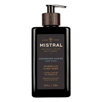 MISTRAL BODY 洗手露 海洋雪松 500ml 溫和清潔 滋潤保濕 清新香氛  1瓶