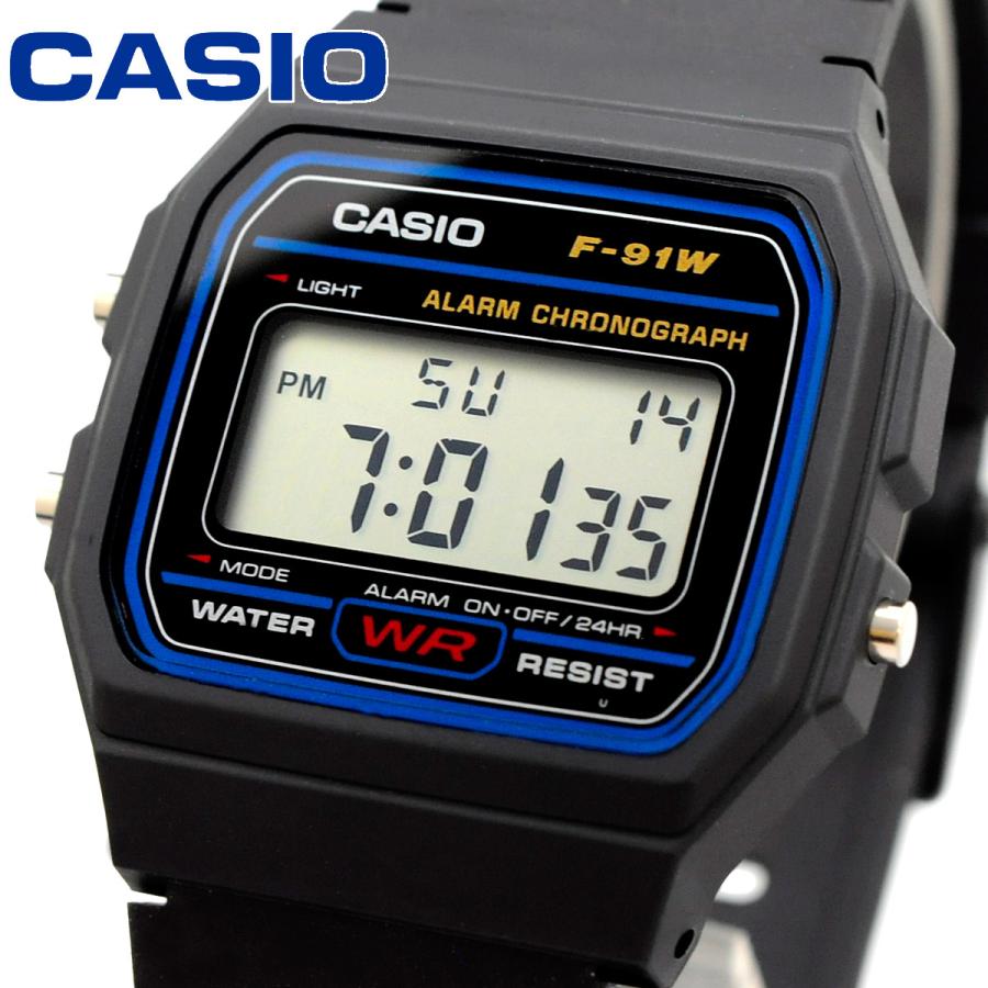 郵送 新品 CASIO F-91W デジタル腕時計 カシオコレクション