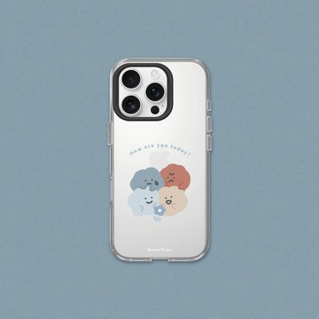 Clear透明防摔手機殼∣方坊系列/今天好嗎?for iPhone