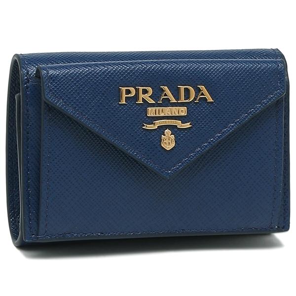 プラダ PRADA BLUETTE SAFFIANO METAL ORO