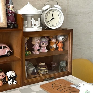 免運/公司貨 收納盒 首飾收納櫃 實木質桌面馬克杯子手辦盲盒 收納盒 展示柜水杯置物架透明防塵帶蓋 可開發票 全館五折 工廠現貨直銷 新品特價 z10304