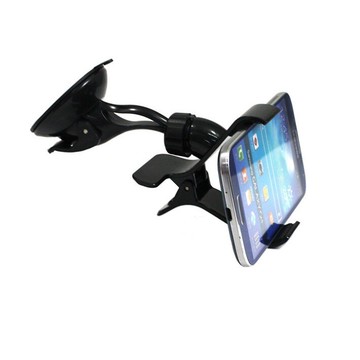 吸盤式車用鴨嘴支架 手機架  手機夾 [156]