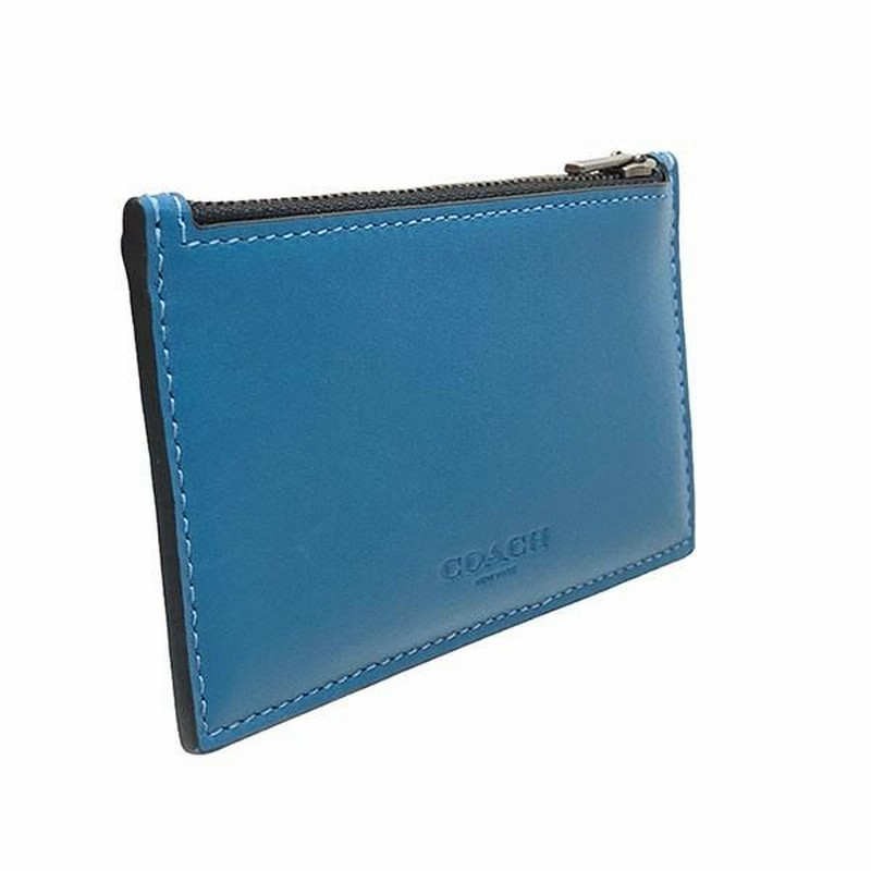 新品】COACHコーチ 名刺入れカードケース レザー製ダーク