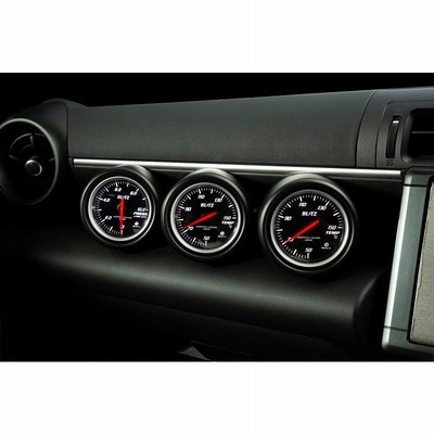 BLITZ ブリッツ レーシングメーター SDセット GR86 ZN8 2021/10- / BRZ ZD8 2021/08- パネルカラー【ブラック】 Φ60 SD【ホワイト】メーターセット 19187