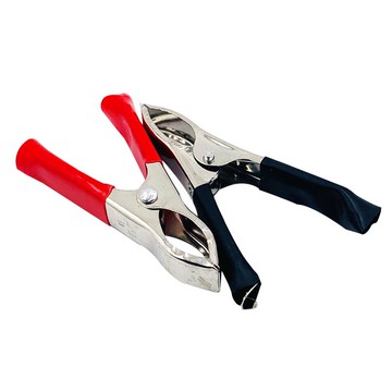 大號5A鱷魚夾帶護套測試夾電瓶夾70mm 鐵鍍鎳電源夾電夾子