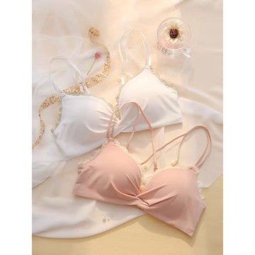 內衣美背女小胸聚攏薄款無痕無鋼圈收副乳防下垂胸罩2024秋冬新款