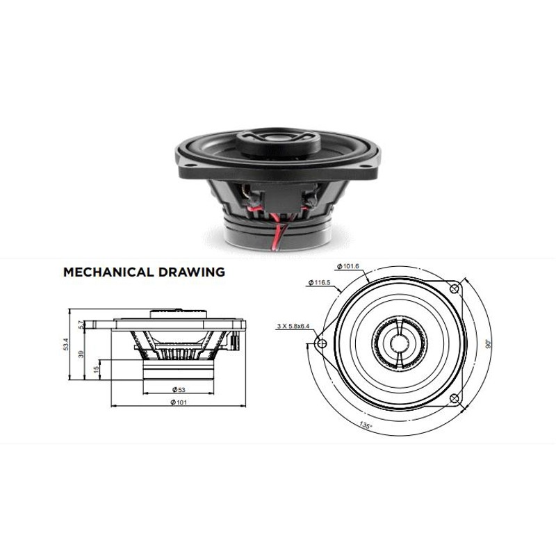 正規品 FOCAL フォーカル ICC BMW 100 10cmコアキシャル センター専用 2WAYスピーカー BMW 車種別専用キット  PLUG&PLAY speaker 2ウェイ | LINEショッピング