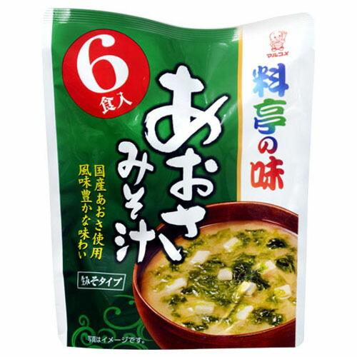 マルコメ お徳用 料亭の味 あおさ 17g×6袋 ×7 メーカー直送