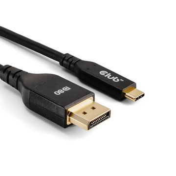 [6美國直購] Club 3D CAC-1559 USB‑C 轉 DisplayPort DP80 Bidirectional VESA 認證線 傳輸線 1m Cable Club3D_PP4